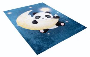 Dječji tepih s motivom pande na mjesecu Širina: 160 cm | Duljina: 220 cm