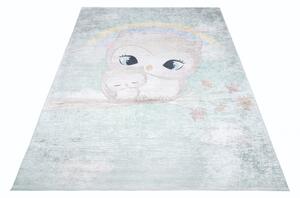 Dječji tepih s motivom preslatkih sovica Širina: 140 cm | Duljina: 200 cm