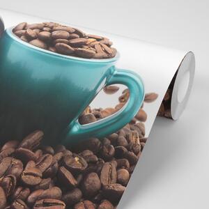 Fototapeta šalica sa zrnima kave