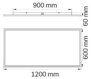 Wofi 9694.01.70.7120 - LED Prigušiva stropna svjetiljka MILO LED/52W/230V + DU