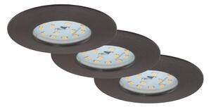 Briloner 7204-031 - SET 3x LED Svjetiljka za kupaonicu ATTACH LED/5W/230V IP44