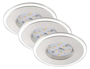 Briloner 7197-039-SET 3x LED Prigušiva svjetiljka za kupaonicu LED/4,5W/230V IP44