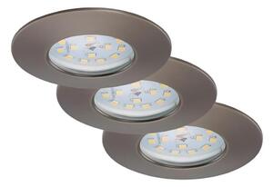 Briloner 7231-031-SET 3x LED Prigušiva svjetiljka za kupaonicu LED/5,5W/230V IP44