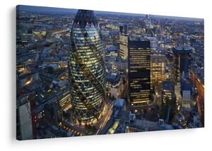 Slika - Večerna panorama Londona (90x60 cm)
