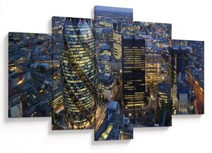 Slika - Večerna panorama Londona (150x105 cm)