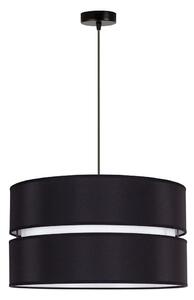 Duolla - Luster na sajli DUO 1xE27/15W/230V pr. 40 cm crna/bijela