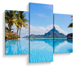 Slika - Bora-Bora, Francoska Polinezija (90x60 cm)
