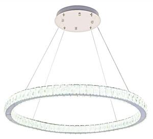 LED Prigušivi luster na sajli LED/100W/230V 3000-6500K srebrna + DU