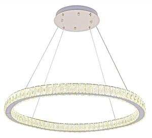 LED Prigušivi luster na sajli LED/100W/230V 3000-6500K srebrna + DU