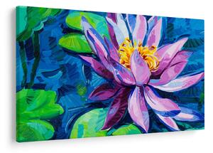 Podoba vodne lilije na vodi (90x60 cm)