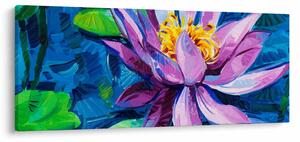 Podoba vodne lilije na vodi (120x50 cm)