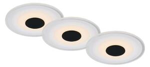 Briloner - SET 3x LED Ugradbena svjetiljka za kupaonicu LED/6W/230V IP44 crna