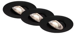 Briloner - SET 3x LED Ugradbena svjetiljka za kupaonicu LED/4,9W/230V IP23