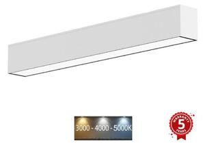 Sinclair LSM 24-40CCT - LED Stropna svjetiljka LSM LED/40W/230V 120 cm srebrna