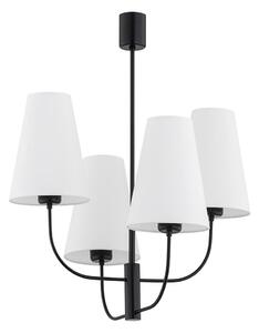 Argon 1822 - Viseći luster SAFIANO 4xE27/15W/230V crna