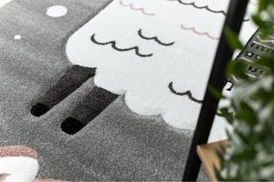 Dječji tepih PETIT - Lama - sivi Llama rug - grey 160x220 cm