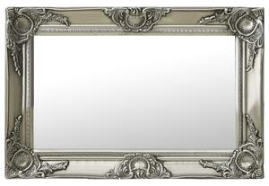 VidaXL Zidno ogledalo u baroknom stilu 60 x 40 cm srebrno