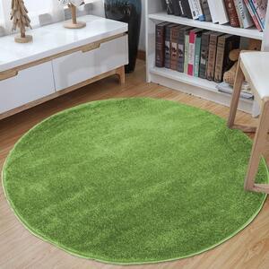 Okrugli zeleni tepih Širina: 200 cm | Duljina: 200 cm