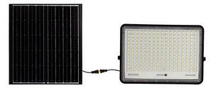 LED Vanjski solarni reflektor LED/30W/3,2V 6400K crna + DU