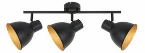 SVJETILJKA ZIDNA SPOT 3 KING BLACK GOLD E27 10199