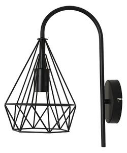 SVJETILJKA ZIDNA RETRO VICTORIA BLACK 10385