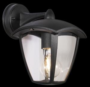 SVJETILJKA ZIDNA LANTERNA BLACK DOWN 4 GLASS 10432