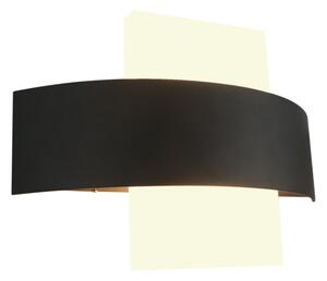SVJETILJKA ZIDNA CLARA 6W 4000K 500LM BLACK 103100