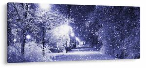 Slika - Čarobna zimska noč (120x50 cm)
