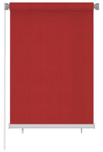 VidaXL Vanjska roleta za zamračivanje 100 x 140 cm crvena HDPE