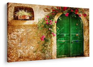 Slika starih vrat (90x60 cm)