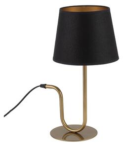 Stolna lampa VOLUTTO 1xE27/60W/230V crna/bakrena