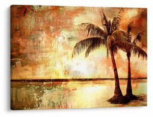 Slika - Palme na plaži (70x50 cm)