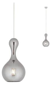 Redo 01-2256 - Luster na sajli LOB 1xE27/42W/230V pr. 18 cm siva