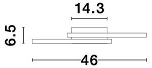 BILBAO PLAFONSKA SVJETILJKA LED 25W/3000K/1600lm/IP20/BIJELA NL8160162