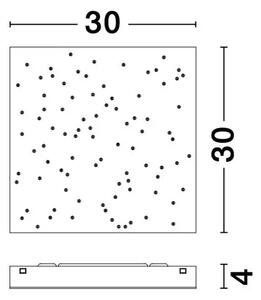 CIELO PLAFONSKA SVJETILJKA LED 8W/3000-4000K/930lm/DIMM/IP20/CRNA NL9180382
