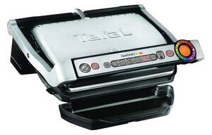 Tefal - Kontaktni roštilj OPTIGRILL+ INOX WAFFLES 2000W/230V crna/krom