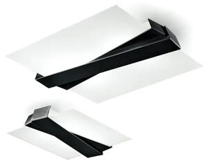 ZIG ZAG PLAFONSKA SVJETILJKA 2xE27/IP20/1400lm/2800K CRNA LL7402