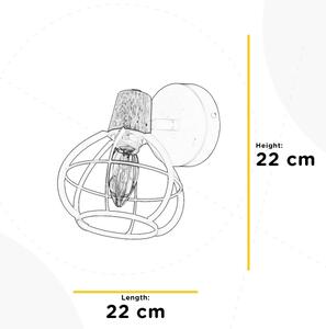 ONLI - Zidna reflektorska svjetiljka GINGER 1xE14/6W/230V
