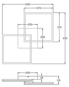 Fabas Luce 3394-65-282 - LED Prigušiva svjetiljka BARD 52W/230V 3000K antracit