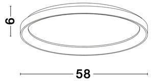 PERTINO PLAFONSKA SVJETILJKA LED 50W/2700K/3134lm/DIMM/IP20/BIJELA NL9345684