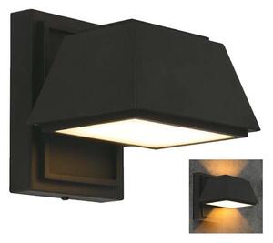 LED Vanjska zidna svjetiljka LED/15W/230V IP65 3000K crna