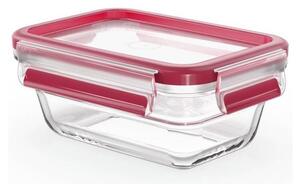 Tefal - Posuda za namirnice 0,45 l MSEAL GLASS crvena/staklo