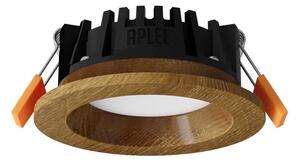 APLED - LED Ugradbena RONDO WOODLINE LED/3W/230V 4000K pr. 9 cm hrast masivni