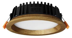 APLED - LED Ugradbena RONDO WOODLINE LED/6W/230V 4000K pr. 15 cm hrast masivni