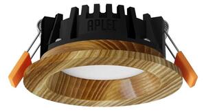 APLED - LED Ugradbena RONDO WOODLINE LED/3W/230V 3000K pr. 9 cm jasen masivni