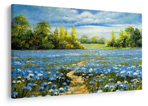 Slika - Pot na polju, oljna slika (90x60 cm)
