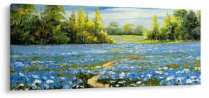 Slika - Pot na polju, oljna slika (120x50 cm)