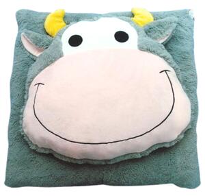 Dječji jastuk CUDDLI FRIENDS 70x70 cm plišani - više boja Boja: Siva