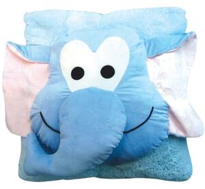 Dječji jastuk CUDDLI FRIENDS 70x70 cm plišani - više boja Boja: Plava