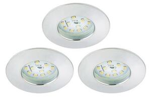 Briloner 8316-039-SET 3x LED Prigušiva svjetiljka za kupaonicu LED/5,5W/230V IP44